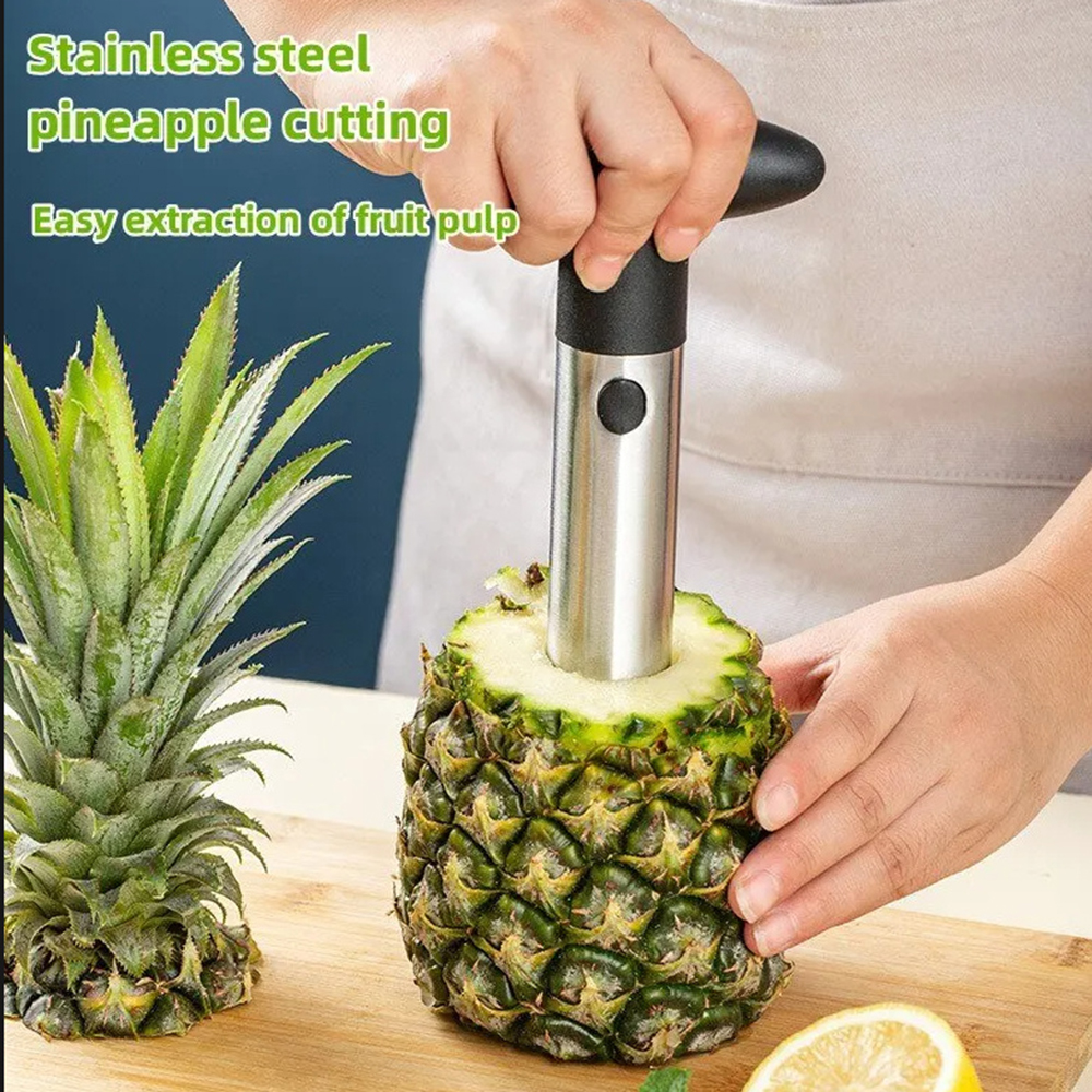 Pineapple Corer Slicer - Stainless steel pineapple peeler, pineapple corer,