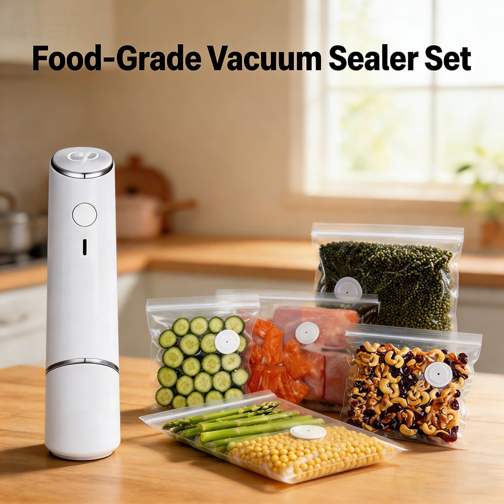 30pcs Reusable Vacuum Bags+1 C - مراجعة Meal Prep Vacuum Seal وسعره