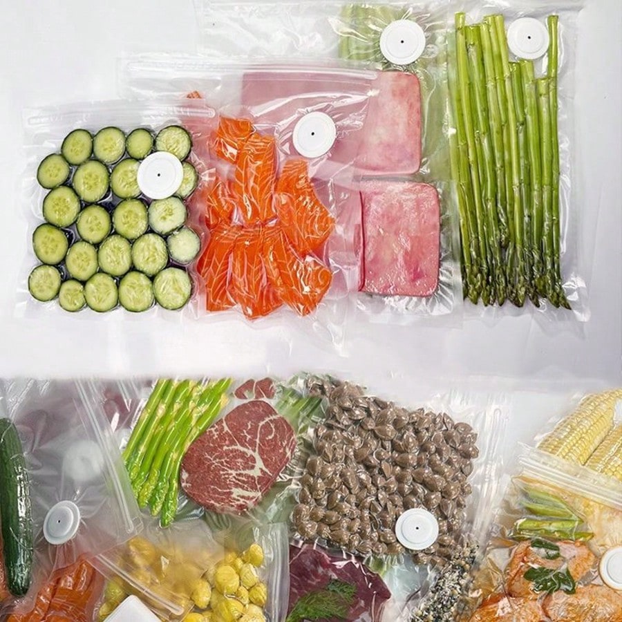 30pcs Reusable Vacuum Bags+1 C - مراجعة Meal Prep Vacuum Seal وسعره