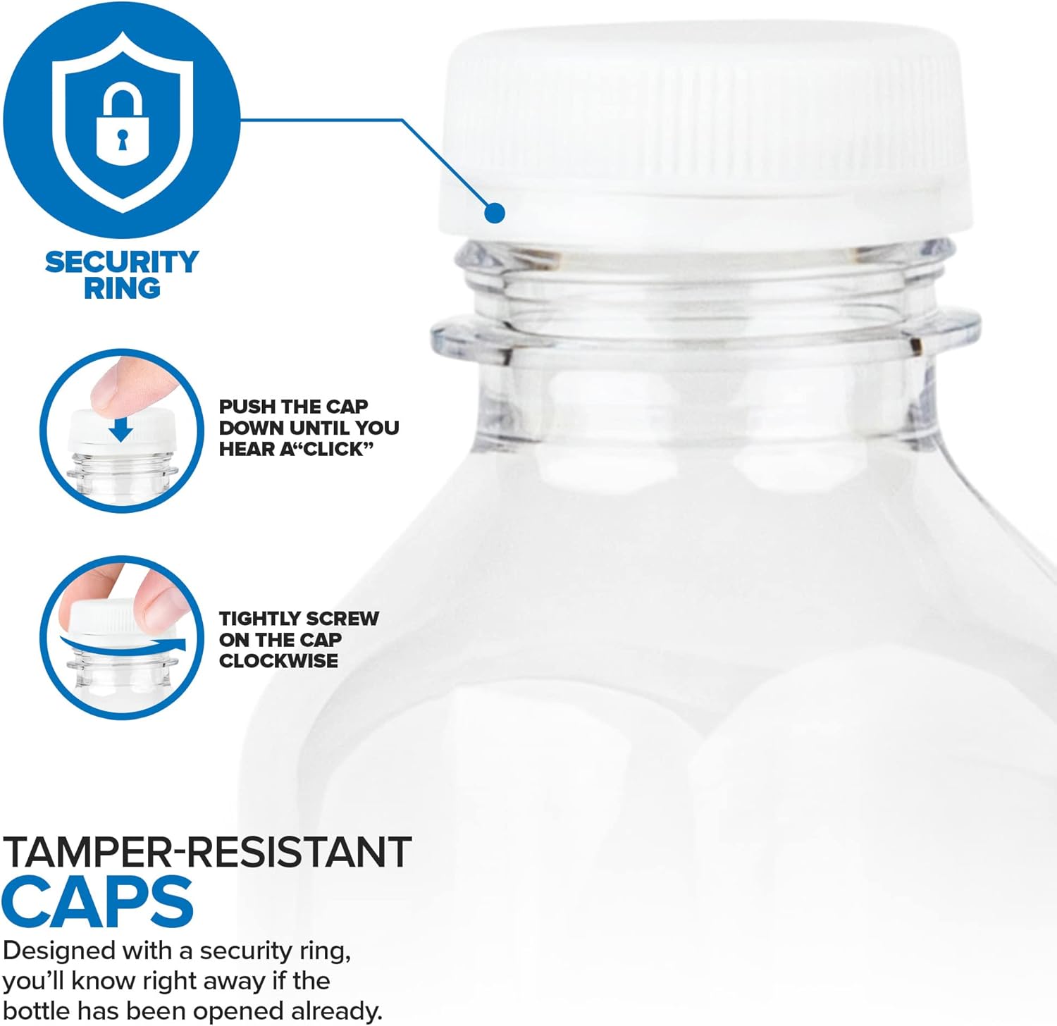 16 oz Clear Plastic Juice Bott - مراجعة Meal Prep Juice Bottles وسعره