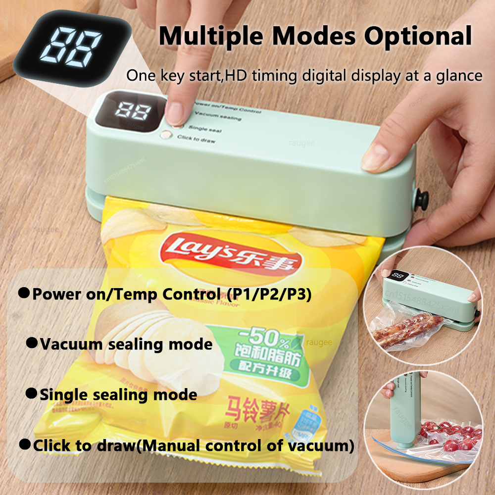 Mini Vacuum Bag Sealer Plastic - مراجعة Meal Prep Vacuum Seal وسعره