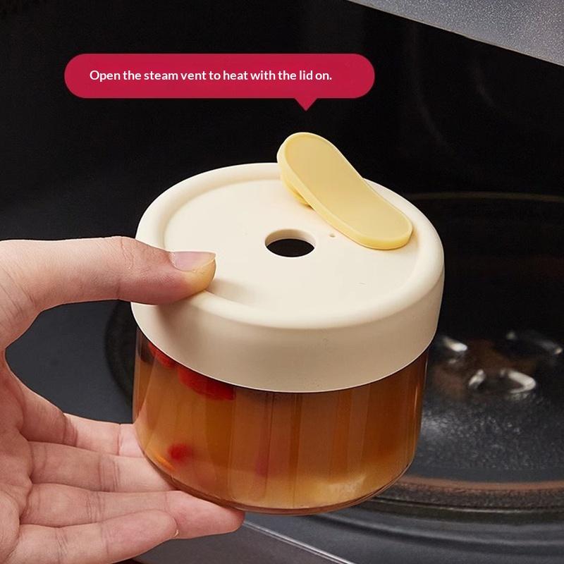 With Sealed Silicone Lid Heat  - مراجعة Meal Prep Juice Bottles وسعره