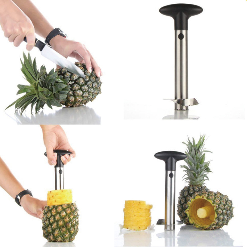 1Pc Stainless Steel Easy to us - مراجعة Pineapple Corer Slicer وسعره