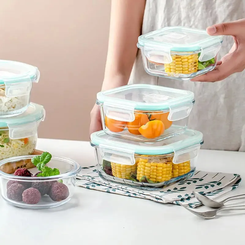 18Pcs Glass Food Storage Conta - مراجعة Meal Prep Containers Xl وسعره