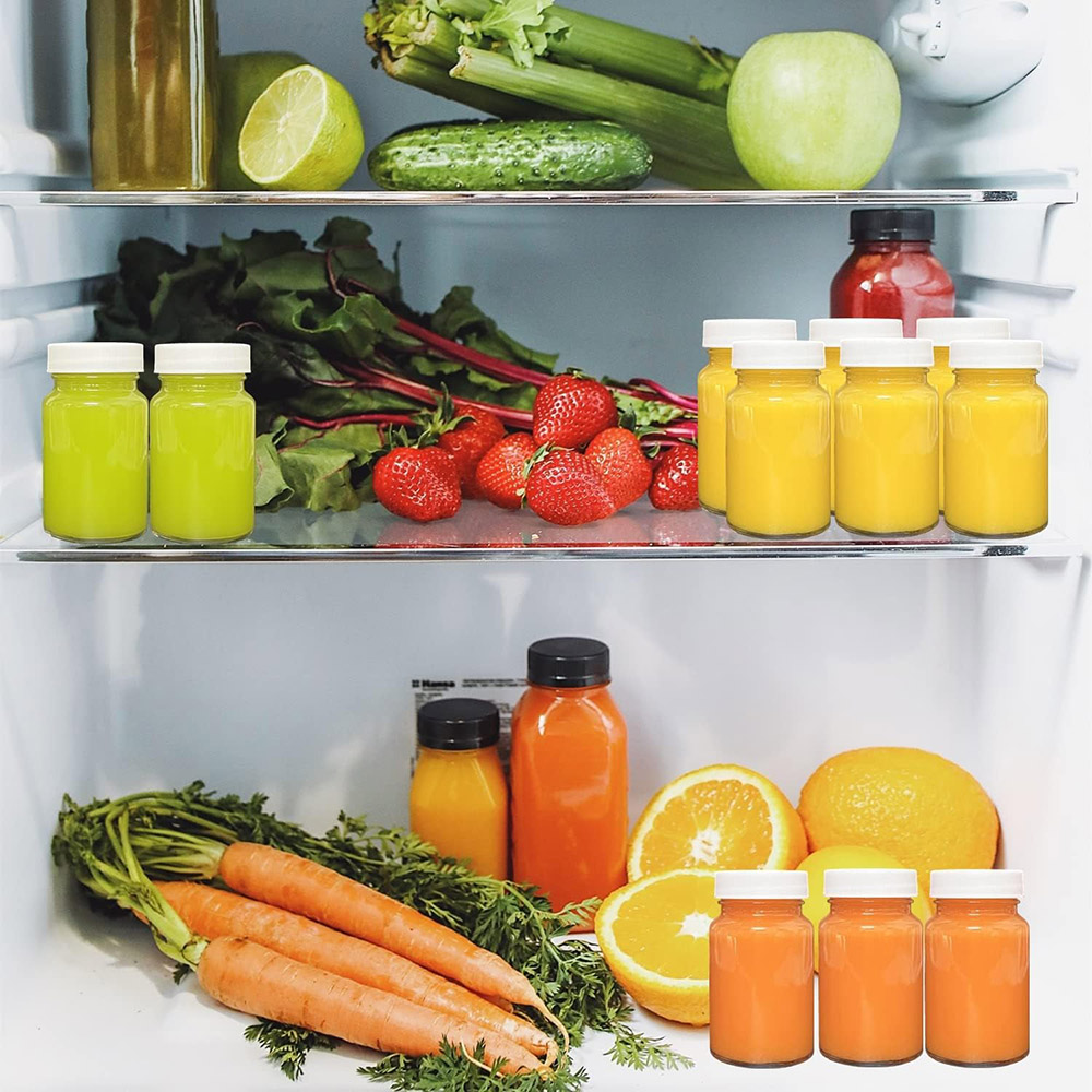 Juice Bottles, 2oz Glass Bottl - مراجعة Meal Prep Juice Bottles وسعره