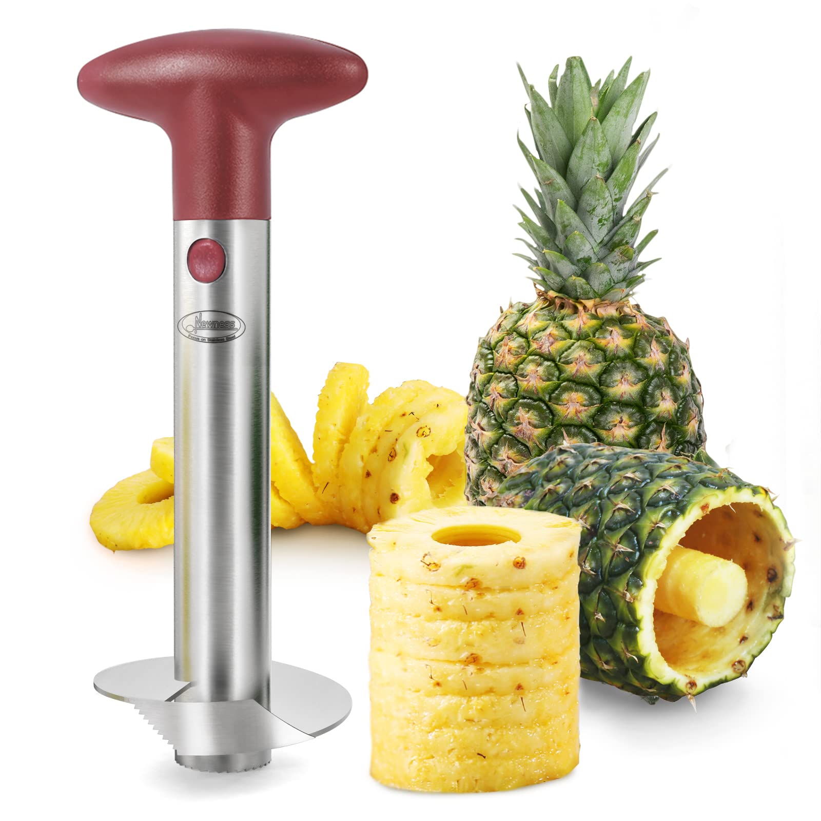 Heavy Duty Pineapple Cutter An - مراجعة Pineapple Corer Slicer وسعره