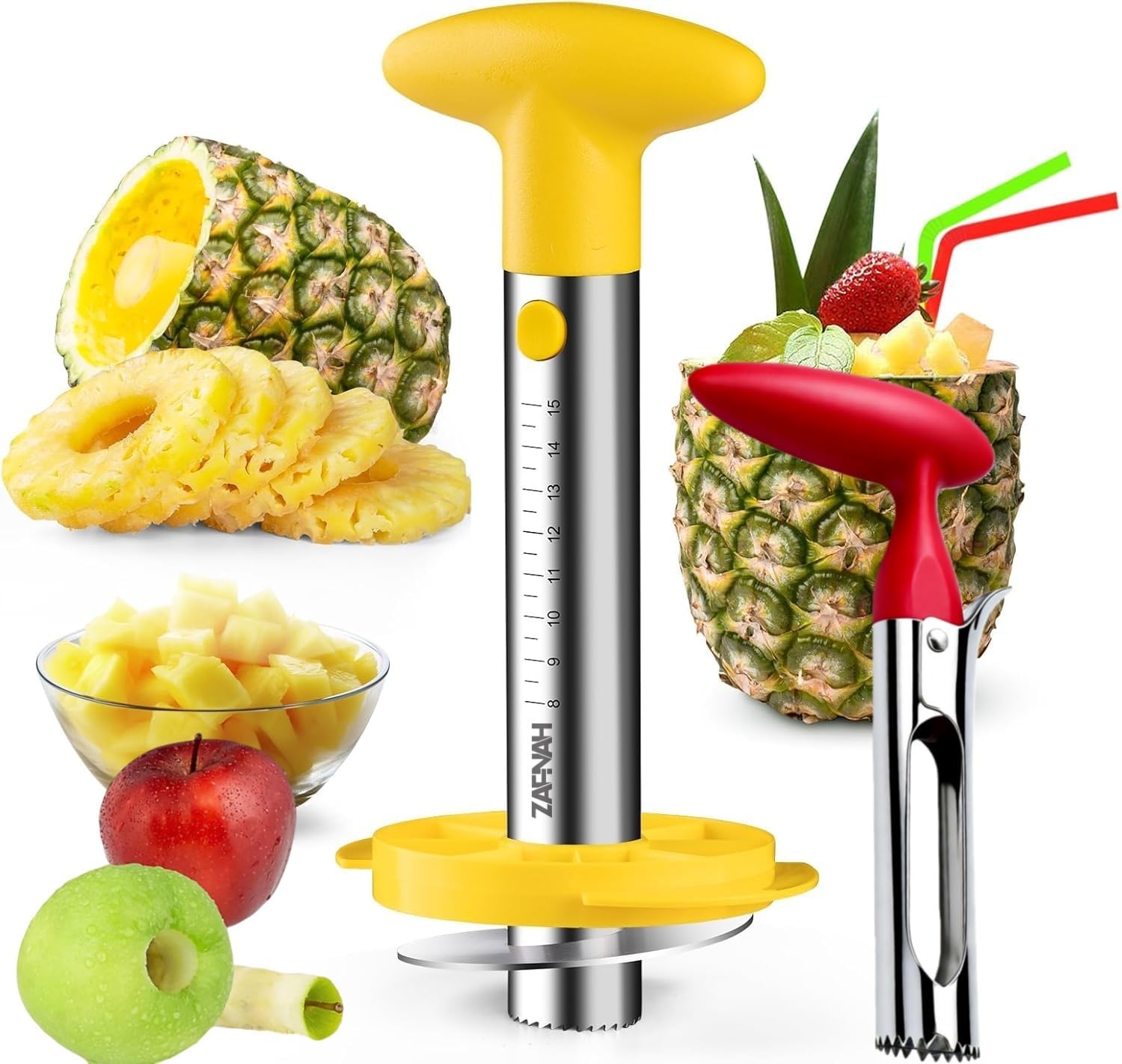 Pineapple Corer & Slicer Tool  - مراجعة Pineapple Corer Slicer وسعره