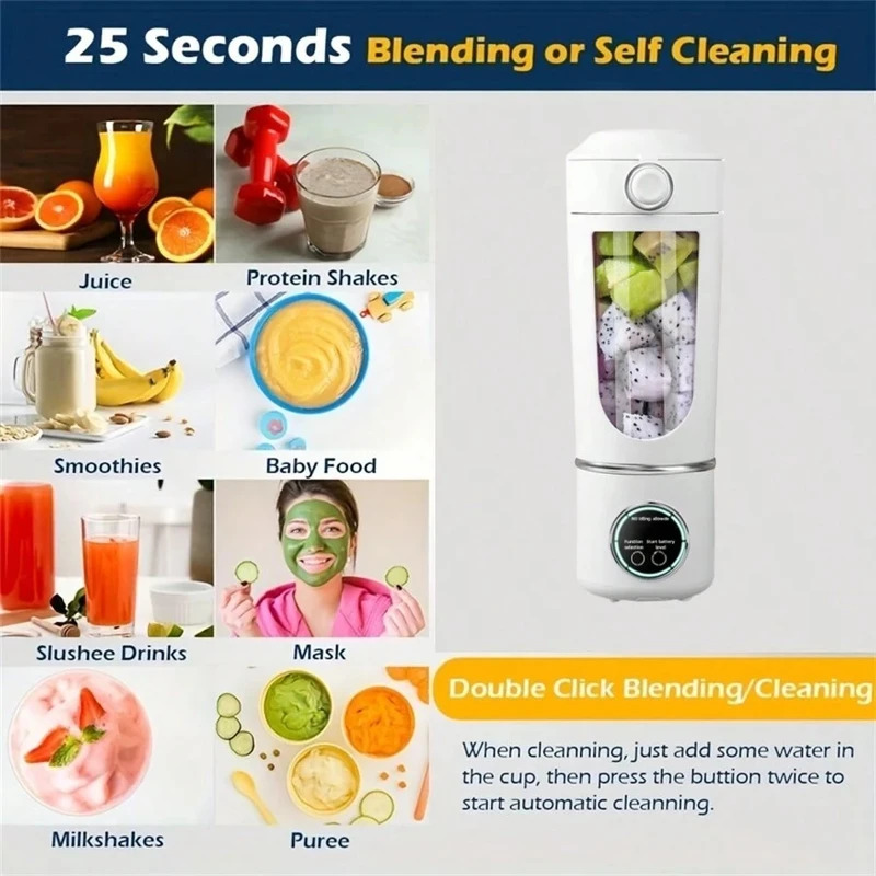 New Portable Juice Maker Blend - مراجعة Meal Prep Juice Bottles وسعره
