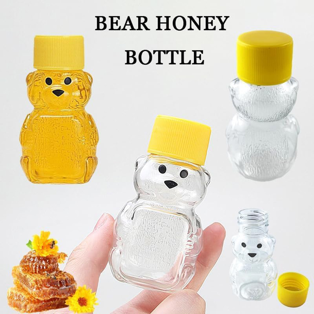 24 PCS 2 oz Plastic Honey Bear - مراجعة Meal Prep Juice Bottles وسعره