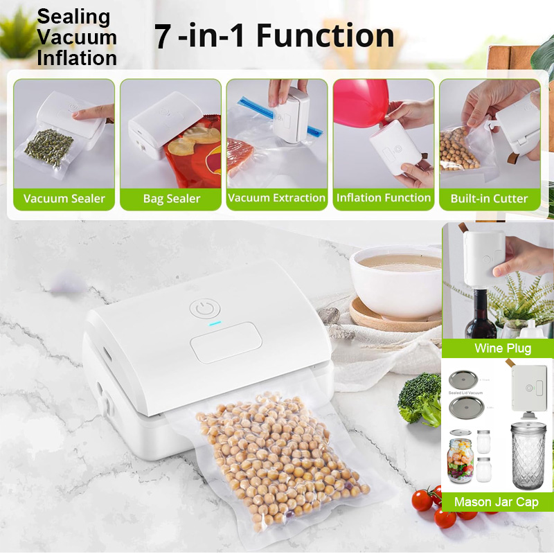 Unique 7 in 1 Automatic Home M - مراجعة Meal Prep Vacuum Seal وسعره
