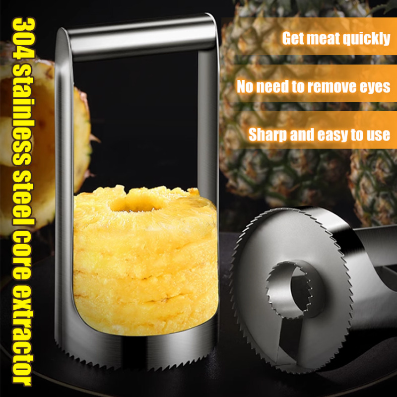 Stainless Steel Core Puller To - مراجعة Pineapple Corer Slicer وسعره