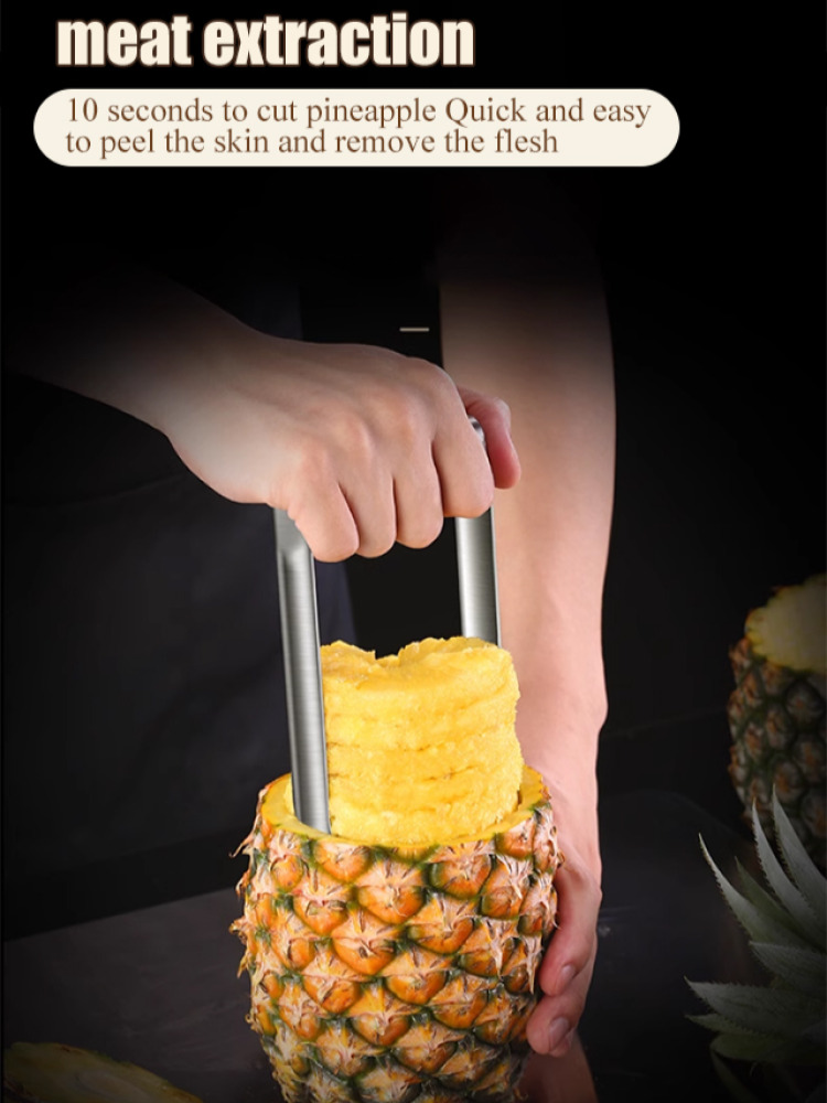 Stainless Steel Core Puller To - مراجعة Pineapple Corer Slicer وسعره