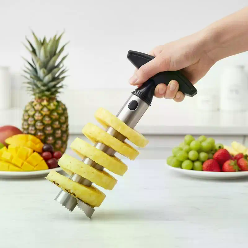 Stainless Steel Pineapple Core - مراجعة Pineapple Corer Slicer وسعره
