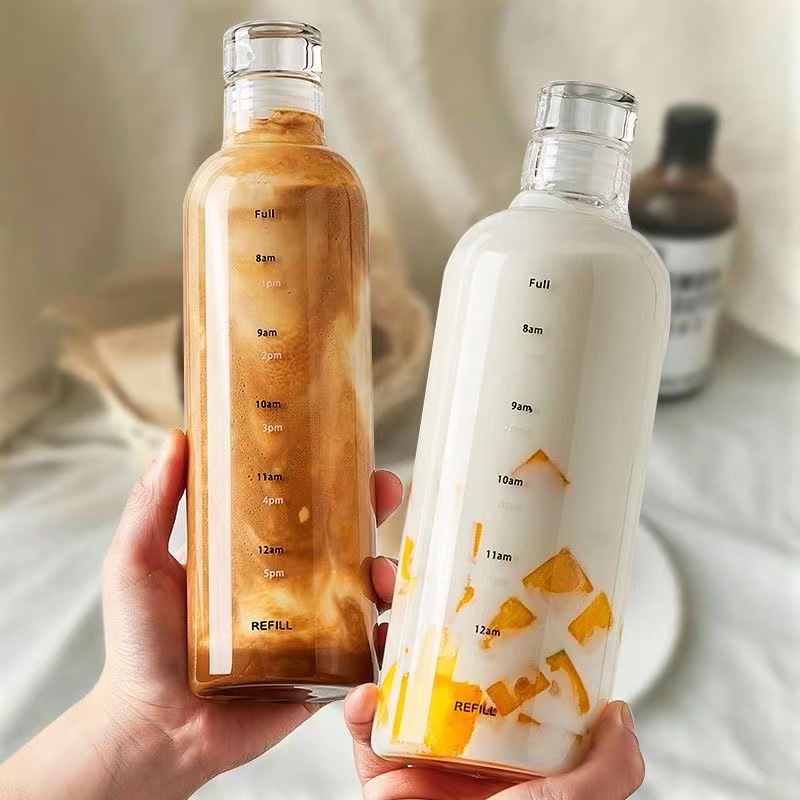 Simple Water Bottle With Time  - مراجعة Meal Prep Juice Bottles وسعره