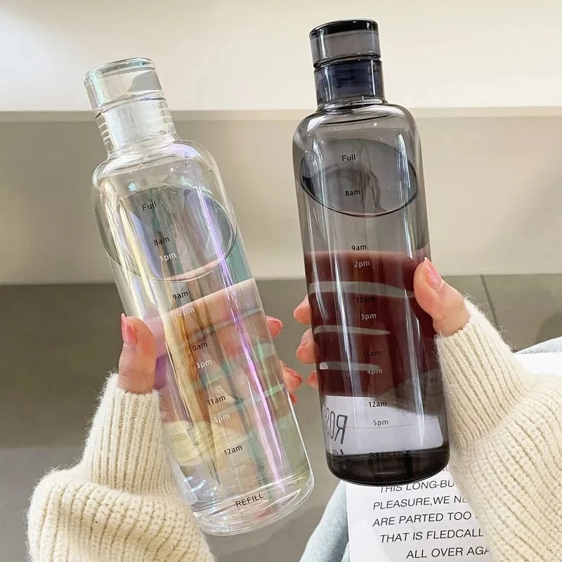 Simple Water Bottle With Time  - مراجعة Meal Prep Juice Bottles وسعره