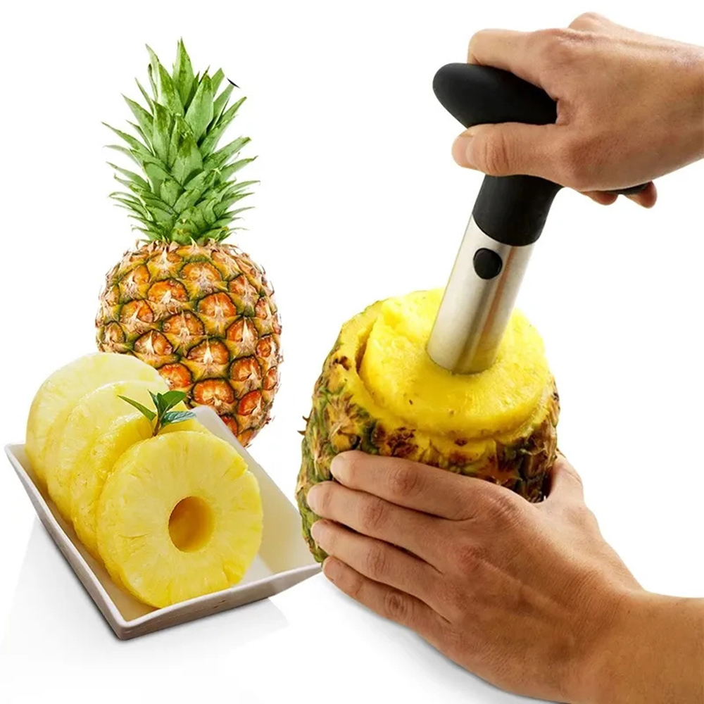 1PCS Spot Stainless Steel Pine - مراجعة Pineapple Corer Slicer وسعره