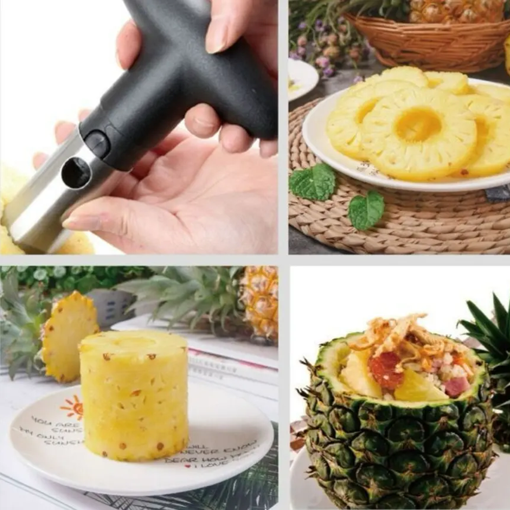 1PCS Spot Stainless Steel Pine - مراجعة Pineapple Corer Slicer وسعره