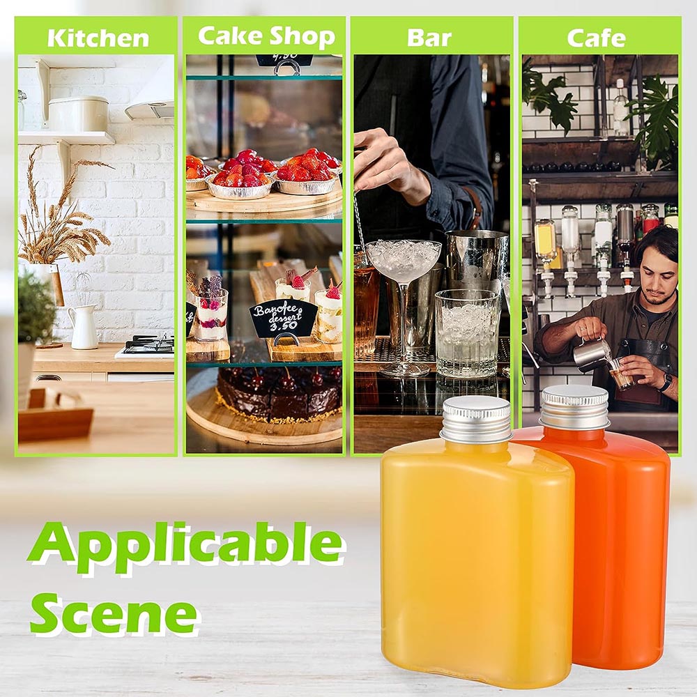 12 Pack Plastic Bottles with C - مراجعة Meal Prep Juice Bottles وسعره
