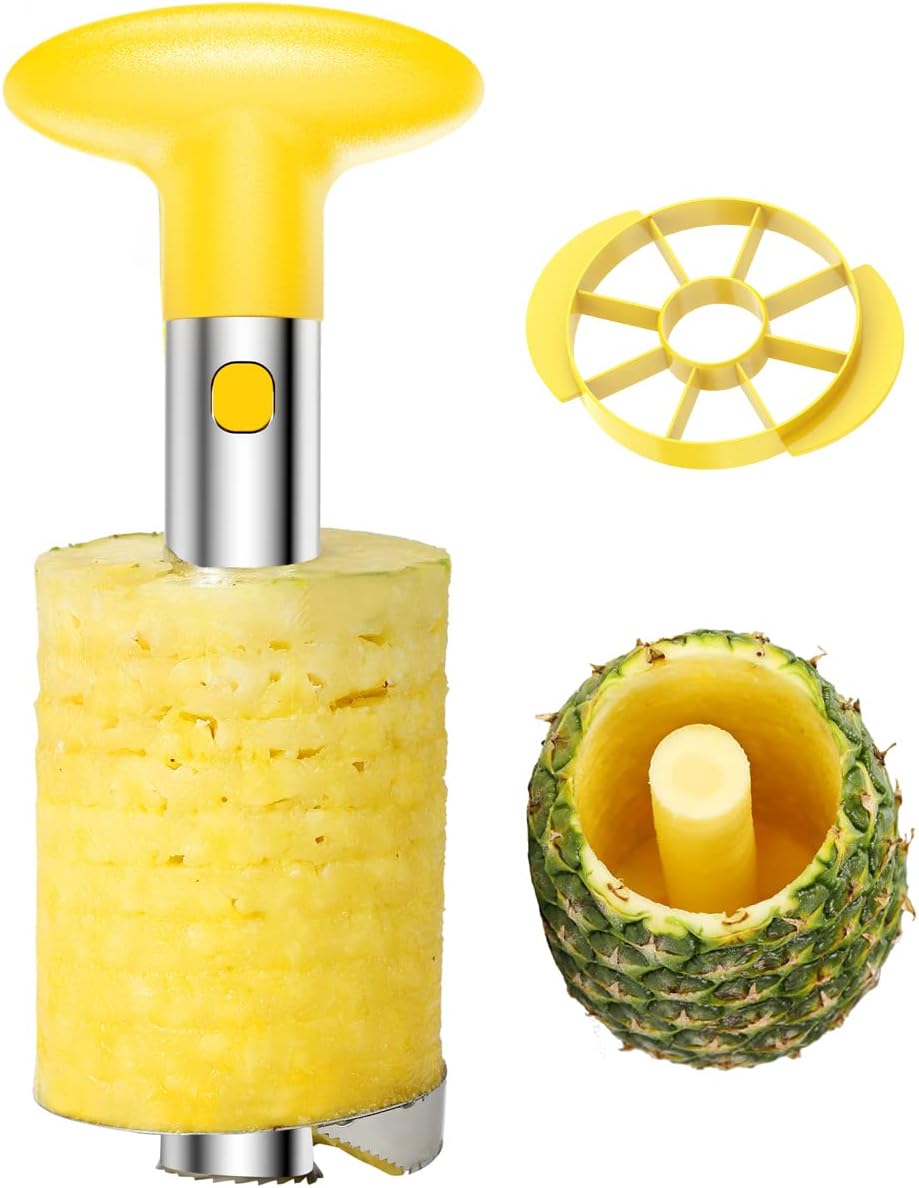 Stainless Steel Pineapple Peel - مراجعة Pineapple Corer Slicer وسعره