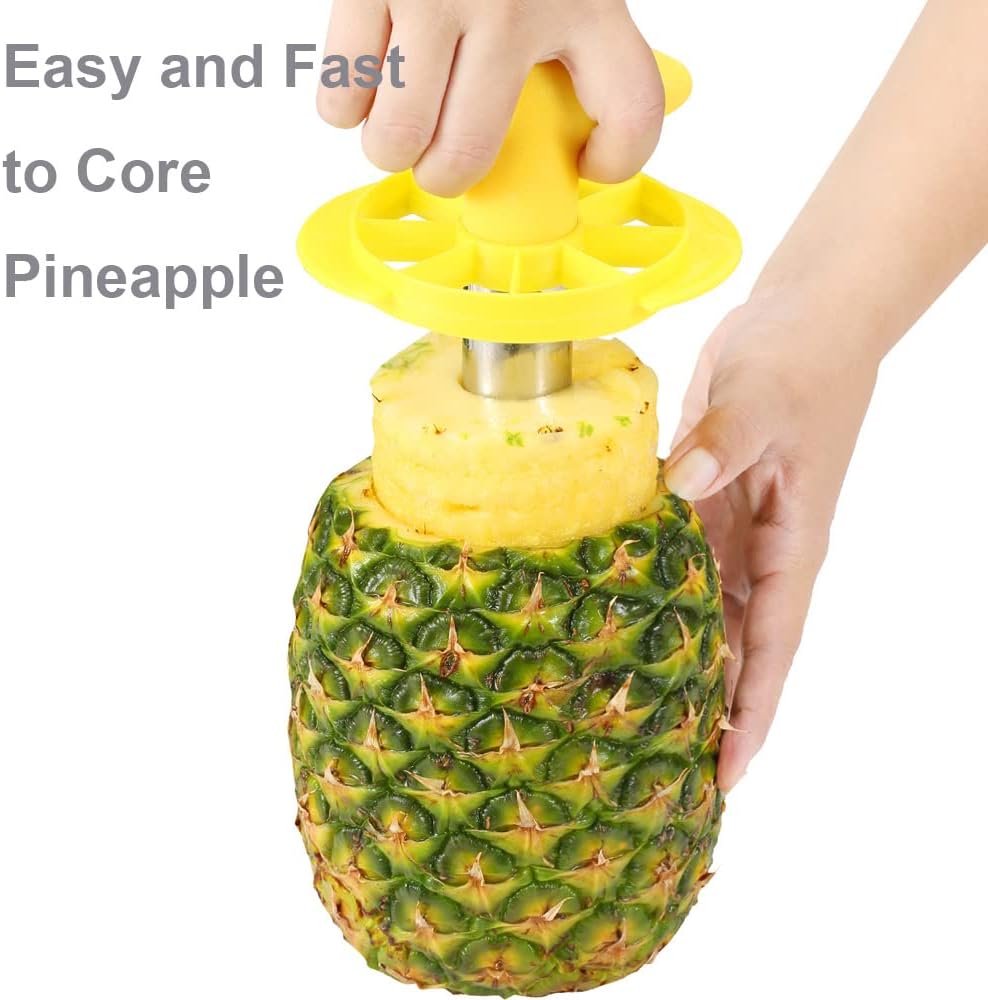 Stainless Steel Pineapple Peel - مراجعة Pineapple Corer Slicer وسعره