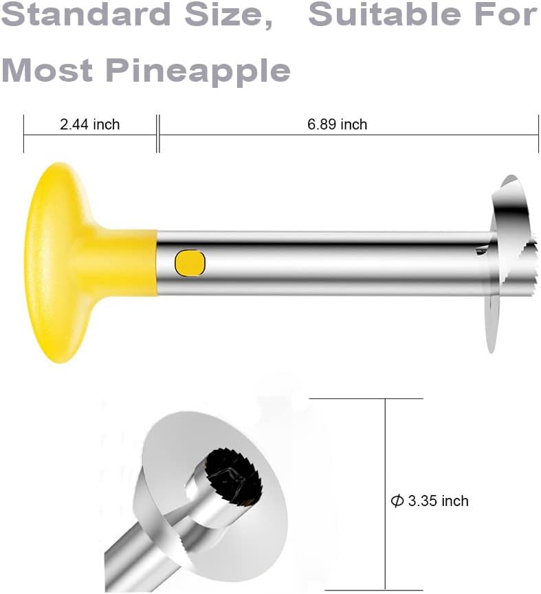 Stainless Steel Pineapple Peel - مراجعة Pineapple Corer Slicer وسعره