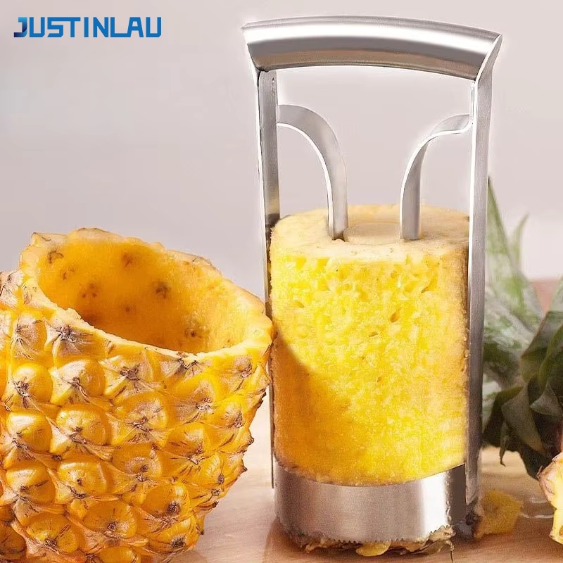 JUSTINLAU Stainless Steel Pine - مراجعة Pineapple Corer Slicer وسعره
