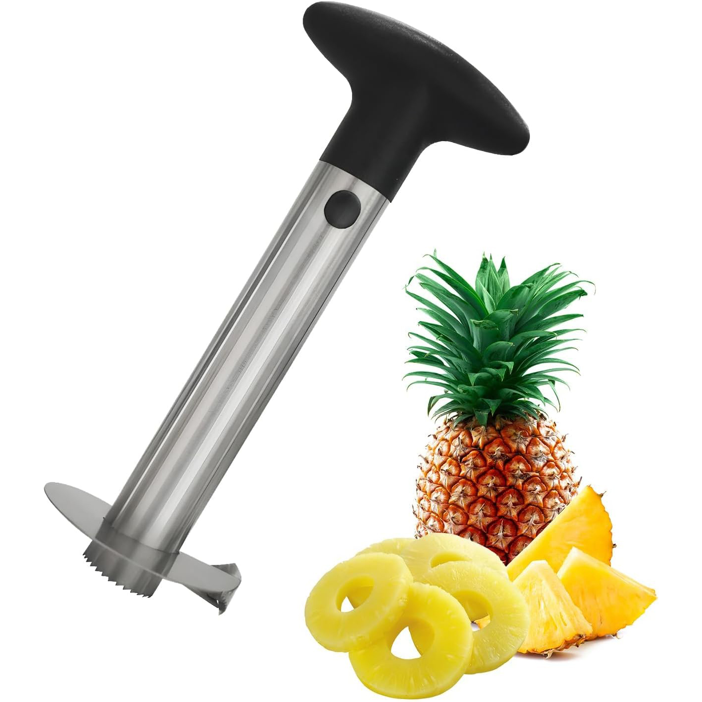 Pineapple Corer Stainless Stee - مراجعة Pineapple Corer Slicer وسعره