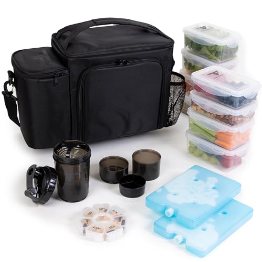 Large Black Meal Prep Lunch Ba - مراجعة Meal Prep Containers Xl وسعره