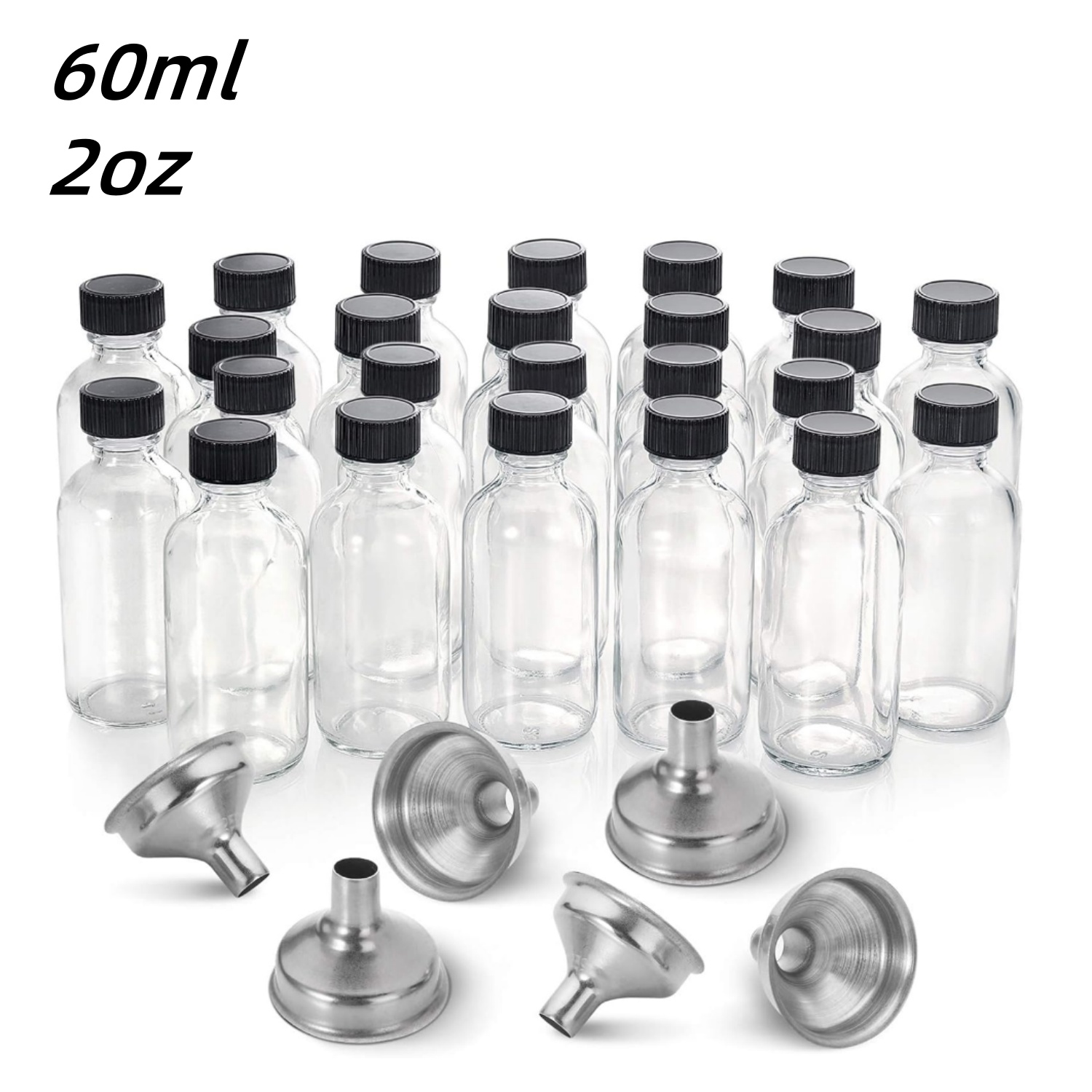 10/20/30Pcs Modern Glass Liqui - مراجعة Meal Prep Juice Bottles وسعره