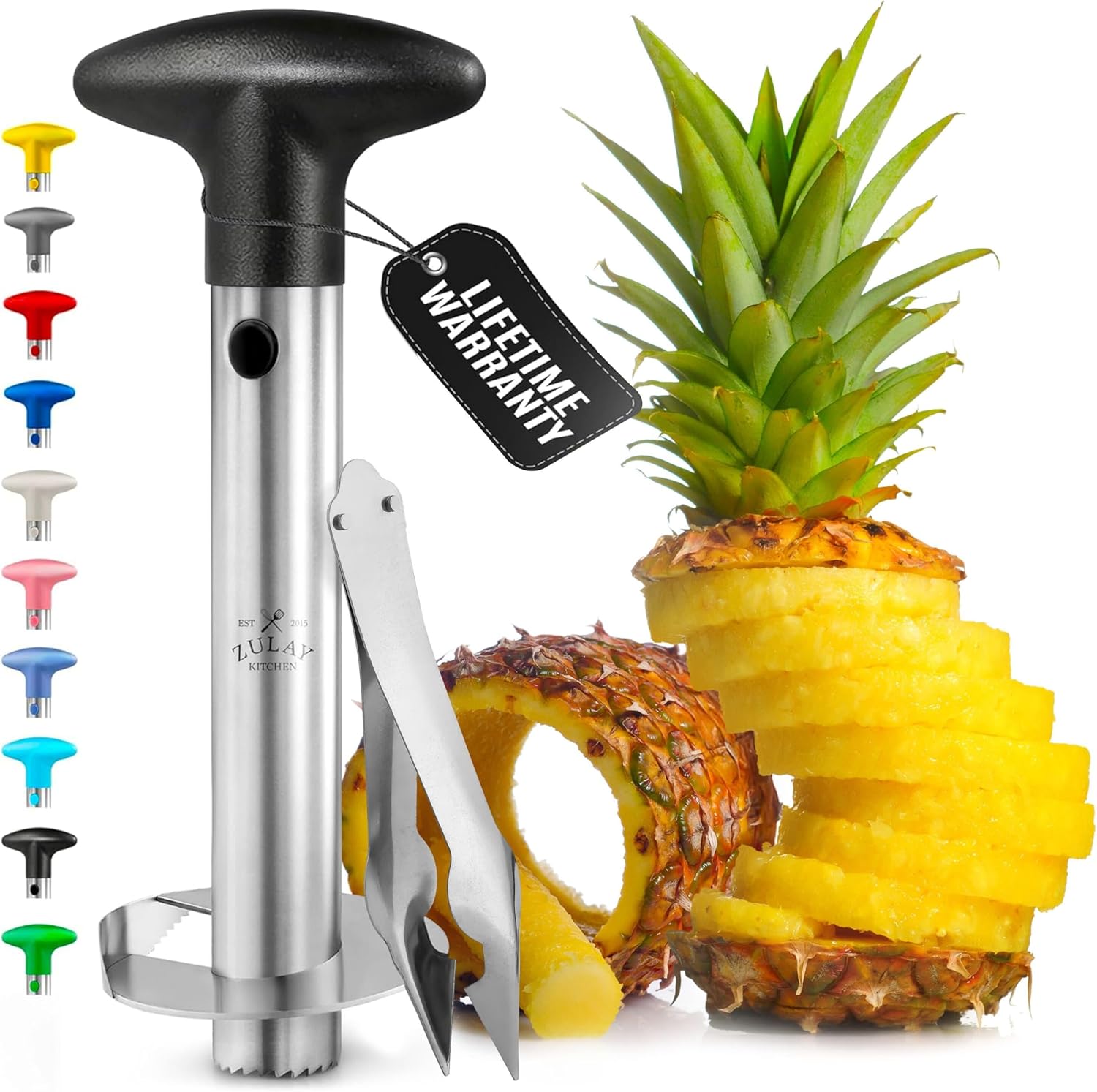 Stainless Steel Pineapple Core - مراجعة Pineapple Corer Slicer وسعره