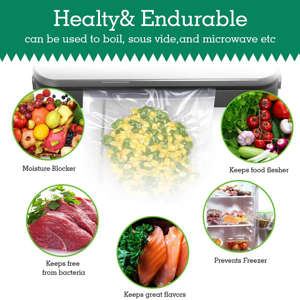 Sous Vide Roll Bags for Vacuum - مراجعة Meal Prep Vacuum Seal وسعره
